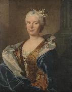 Hyacinthe Rigaud Portrait de Madame Grimaudet oil